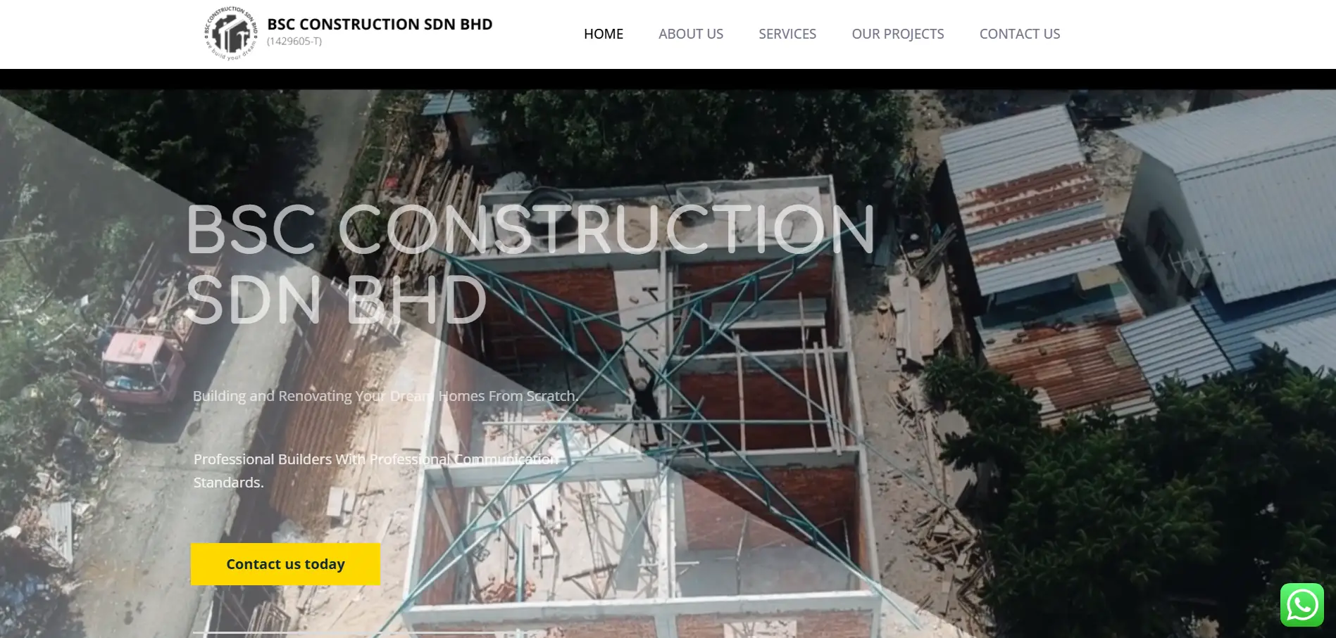 BSC Construction Website Design