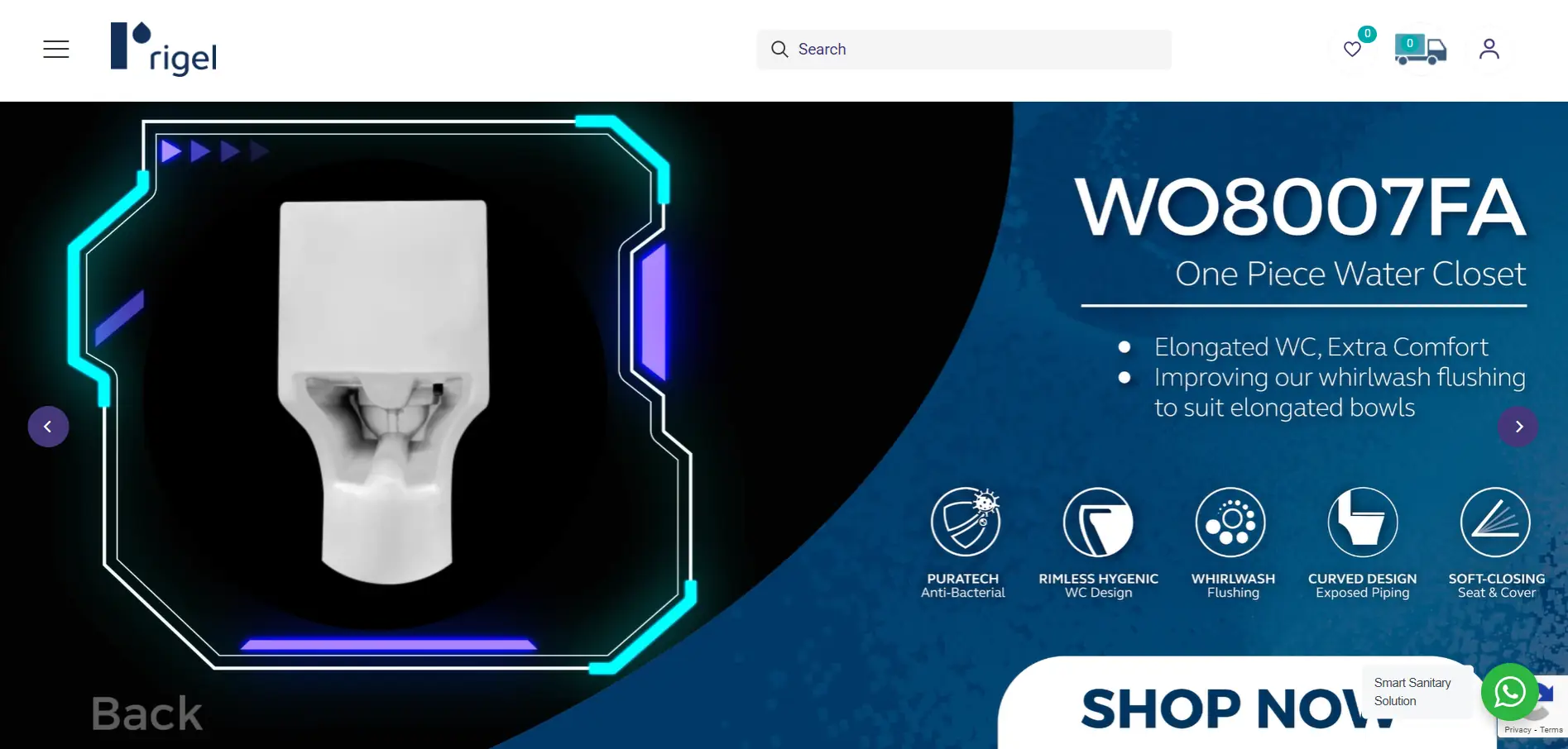 RIGEL Technology Website Revamp