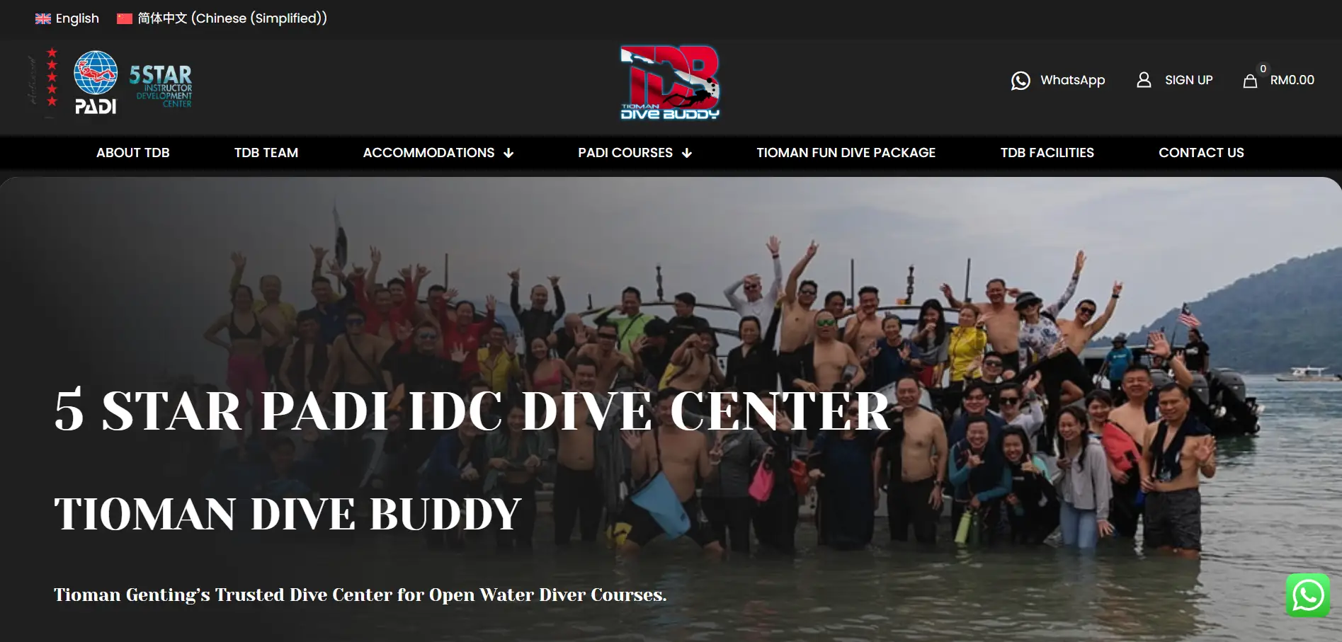 Website Revamp for Tioman Dive Buddy with WooCommerce