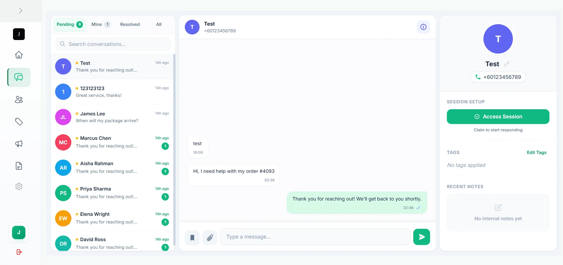 WhatsApp Multi-Agent Inbox with Co-Existence
