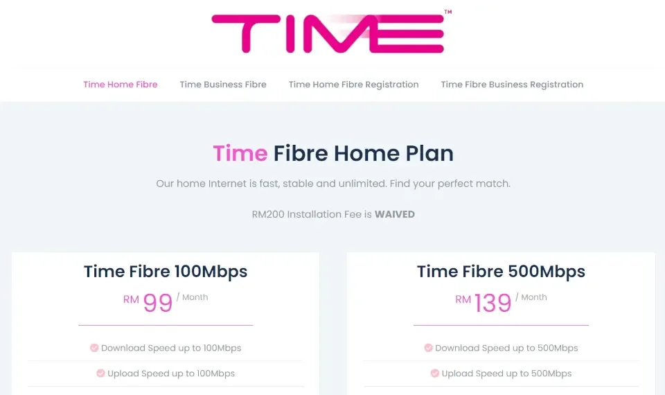 Agent of TIME Fibre Landing Page | Professional Design by GC Tech
