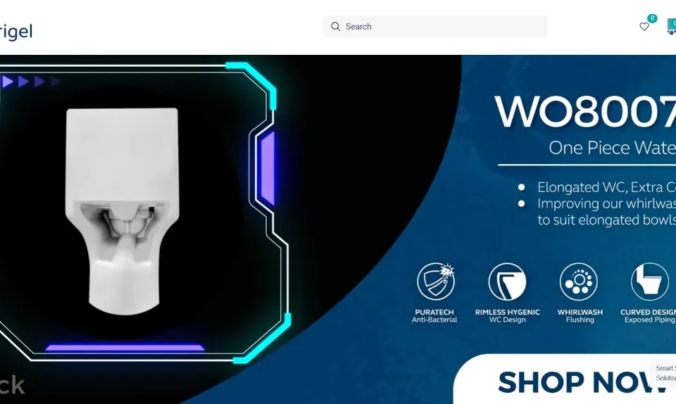 Website Revamp for RIGEL Technology | WooCommerce by GC Tech