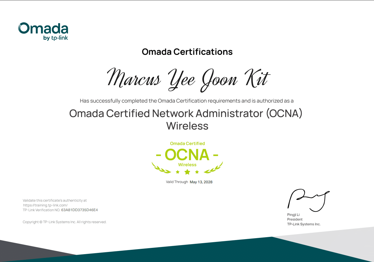 TP-Link Omada Certified Partner