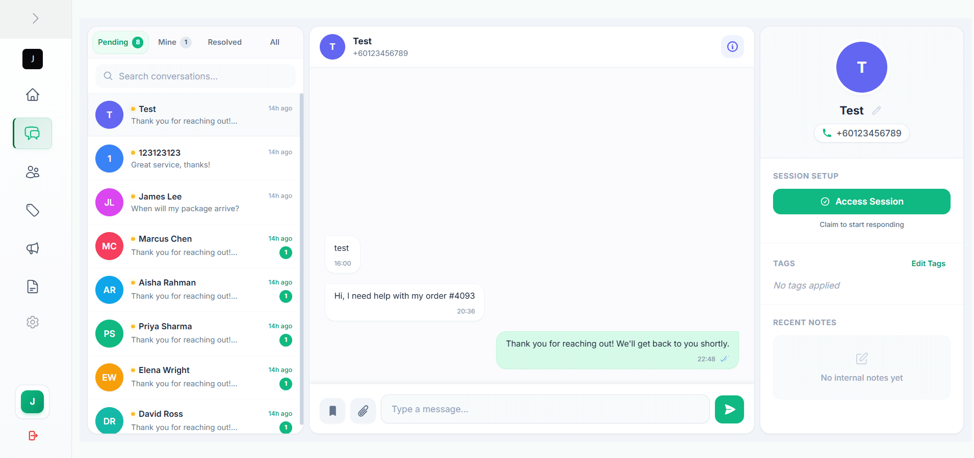 WhatsApp Multi-Agent Inbox with Co-Existence